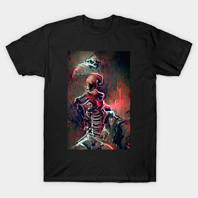 Red Horror T-Shirt by KazArtDesigns